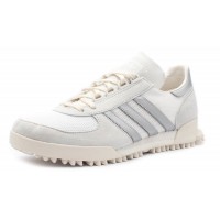 Кроссовки Adidas Marathon бежевые с серебристым